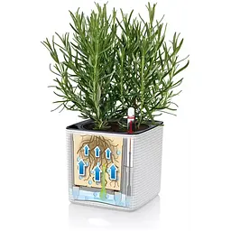 Комплект вазонів з кріпленням Lechuza Green Wall Home Kit Color 48х6х14 см сірий (13399) - мініатюра 4