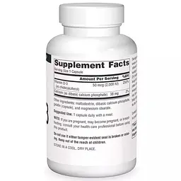 Вітаміни та мінерали Source Naturals Vitamin D3 2000 IU, 100 капсул - мініатюра 2