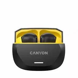 Навушники Canyon Hexagon 7 TWS ANC+ENC Wireless Charge Black/Yellow (CNS-TWS7BY) - мініатюра 2