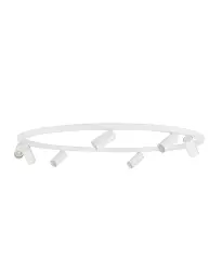 Люстра Nowodvorski 11945 Fourty Round GU10 R35 7x10W IP20 біла - мініатюра 4