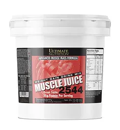 Гейнер Muscle Juice 2544, 4.75 кг Полуниця Ultimate Nutrition fit0016695