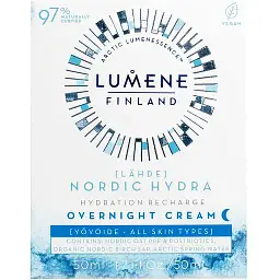 Нічний зволожуючий крем Lumene Lahde Hydration Recharge, 50 мл (8000020066655) - мініатюра 2