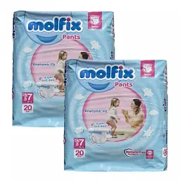 Підгузки-трусики Molfix 7 xx large 19+ кг 40 шт