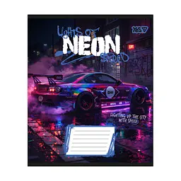 Зошит Yes Neon А5 24 аркушів лінія (768813), в асортименті - мініатюра 5