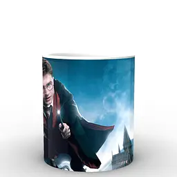 Кухоль GeekLand Harry Potter Гаррі Поттер у польоті HP.02.047 330 мл білий - мініатюра 3