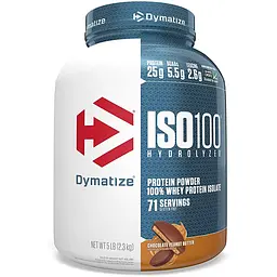 Протеїн Dymatize Nutrition ISO-100, 2.25 кг - Шоколад-арахісова паста