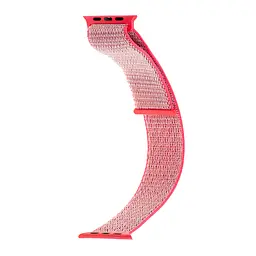Ремінець Nylon Apple Watch 42/44/45/46/49 mm Hot Pink