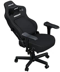 Ігрове крісло Anda Seat Kaiser 4 Size XL Black Linen Fabric (AD12YDDC-XLL-20-B-CF) - мініатюра 4