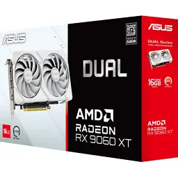 Відеокарта ASUS Radeon RX 9060 XT 16Gb DUAL WHITE OC (DUAL-RX9060XT-16G-WHITE) - мініатюра 12