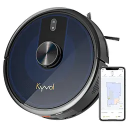 Робот пилосос Kyvol Cybovac L30 Lidar/210ml+210ml/2600 mA/2500 pa/Google Assistant,Amazon Alexa - мініатюра 2