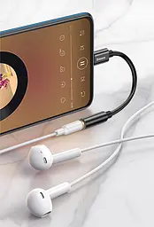 Перехідник Baseus L54 Male USB-C to 3.5mm Black (CATL54-01) [112766] - мініатюра 5