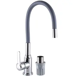 Змішувач для кухні Domino Ellipse DCC-203L-gray 000025129 Сірий - мініатюра 5