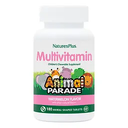 Вітаміни та мінерали Natures Plus Animal Parade Children's Multivitamin, 180 жувальних таблеток - Кавун