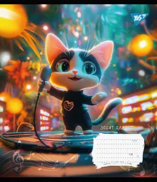 Нотний зошит Yes А5/12 Furry musicians упаковка 25 шт. (767436) - мініатюра 4
