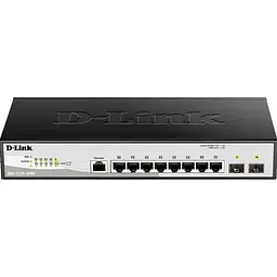 Комутатор D-Link DGS-1210-10/ME 8-Port Gigabit + 2-Port SFP Metro Ethernet L2 Managed (DGS-1210-10/ME/E) - мініатюра 2