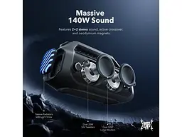 Акустична система Anker SoundCore Boom 2 Plus Black (A3134011) - мініатюра 5