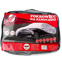 Автомобільний тент для седана Milex PEVA L 483x178x119 см (кишені під дзеркала замок) - мініатюра 5