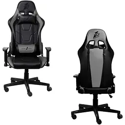 Геймерське крісло 1stPlayer FK2 Black/Gray [121653] - мініатюра 3