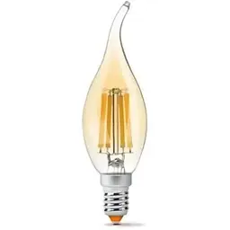 Лампочка Videx Filament C37FtA 6W E14 2200K 220V (VL-C37FtA-06142)