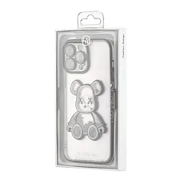 Чохол Shining Bear Case Protected Camera iPhone 13 Pro Max Black - мініатюра 2
