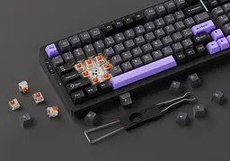 Клавіатура MCHOSE G98 Pro RGB Mechanical Flame Orange Switch Wireless (MC-G98S-5) Black (G-000003843) - мініатюра 11