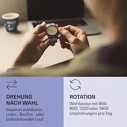 Ротомат скринька для автопідзаводу годинника Klarstein St. Gallen II Premium синій (10036167) - мініатюра 4