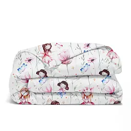 Дитяча постільна білизна в ліжечко FAIRIES CS9, рожевий (FairiesFlowersRose_46Camellia_140) - мініатюра 3
