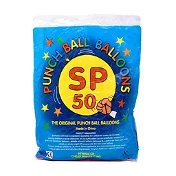 Надувні повітряні кульки Punch Ball Balloons SP 50 45 см великі та міцні кульки з резинкою біля основи Різнокольоровий - мініатюра 3