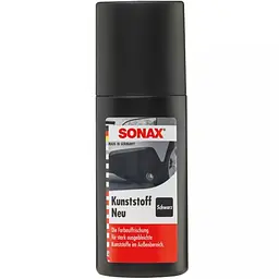 Чорнитель пластику з аплікатором Sonax Plastic New Black, 100 мл