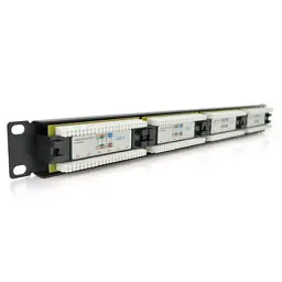 Патч-панель 19" 24хRJ-45 UTP 1U cat.6 PiPo (PP246191U) - мініатюра 2