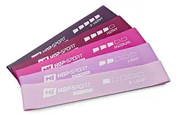 Набір резинок для фітнесу Hop-Sport 600x50мм HS-L650RLP рожевий - мініатюра 4