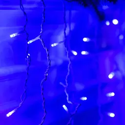 Гірлянда GarlandoPro Бахрома вулична 90 LED 3 м від мережі, синій (3МWBL) - мініатюра 10