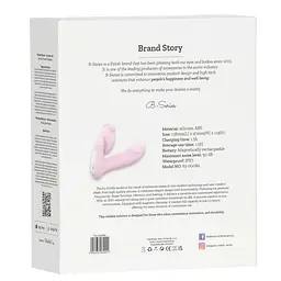 Вібратор B - Series Fox Finger function Heating + APP, 13.8 см (рожевий) - мініатюра 8