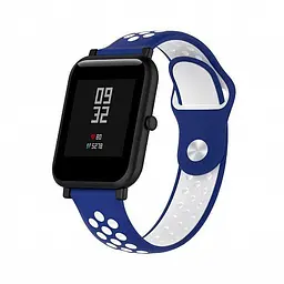 Універсальний ремінець для Amazfit Bip 20мм Black-Red (AMZBPSILNIKE-BRD) [36655] - мініатюра 8