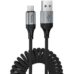 Дата кабель Hoco X121 Nuevo USB to MicroUSB 2.4A 1.5 м Black