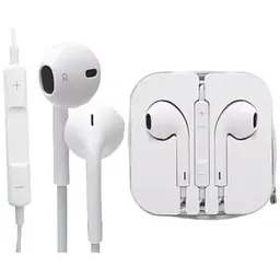 Навушники EarPods 3.5 mm With Remote and Mic HC білі - мініатюра 2