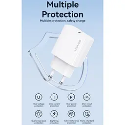 Мережевий зарядний пристрій Usams T65 USB-C 20W White (CC226TC01) [111162] - мініатюра 9