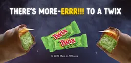 Шоколадные батончики Twix Halloween Ghoulish Green Caramel Cookie Chocolate Bars Fun Size 277 г - миниатюра 5