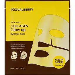 Маска для обличчя Eqqualberry Collagen Glow Up Hydrogel Mask колагенова 30 г