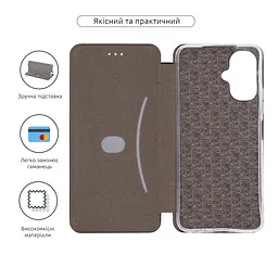 Чехол-книжка для Infinix Smart 10 4G, G-Case, черный, кожаный чехол-книга из экокожи (PU) и TPU, с магнитом, с подставкой и вместительным кардхолдером, противоударный, защита всего корпуса, ArmorStandart (ARM87147) - мініатюра 3
