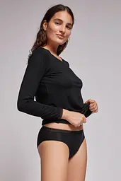 Жіноча футболка 123P1 Gisela чорна XL - мініатюра 5