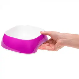 Миска Ferplast Glam Small для собак і котів, 15×13,5×5 см, з нековзною основою, сіро-бежевий - мініатюра 7