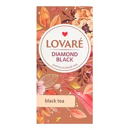 Чай чорний байховий Lovare Diamond Black 48 г (24 шт. х 2 г) - мініатюра 2