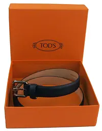 Жіночий шкіряний ремінь Tods 96-116х2,5 см acs0017804 - мініатюра 10