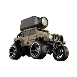 Міні FPV машинка на радіокеруванні KFPLAN KF32 1:64 4WD з Wi-Fi камерою (Коричневий) - мініатюра 2