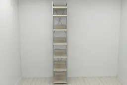 Шафа Гардероб Уні секція 4 серії Конект Ferrum-decor 220x40x50см Сірий метал ДСП Дуб Сонома 32 мм (FRD-104553) - мініатюра 7