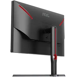 TFT 27" AOC Q27G3XMN/BK, MiniLED QHD IPS, 180Hz, 1ms, 2xHDMI, DP, HAS, Pivot, чорно-червоний - мініатюра 7