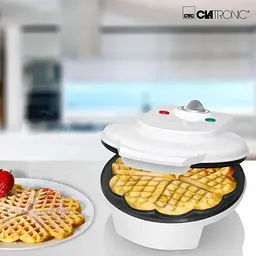 Вафельница Clatronic WA 3491 white - мініатюра 6