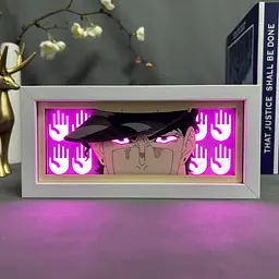 Світильник нічник 3D ДжоДжо Джотаро JoJo Joutarou 20 см NL3D JJ J