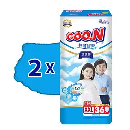 Підгузки GOO.N Slim & Comfortable Розмір 7 XXXL 18-30 кг 26 шт (21001095) - мініатюра 2